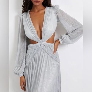 Patbo metallic cut out dress